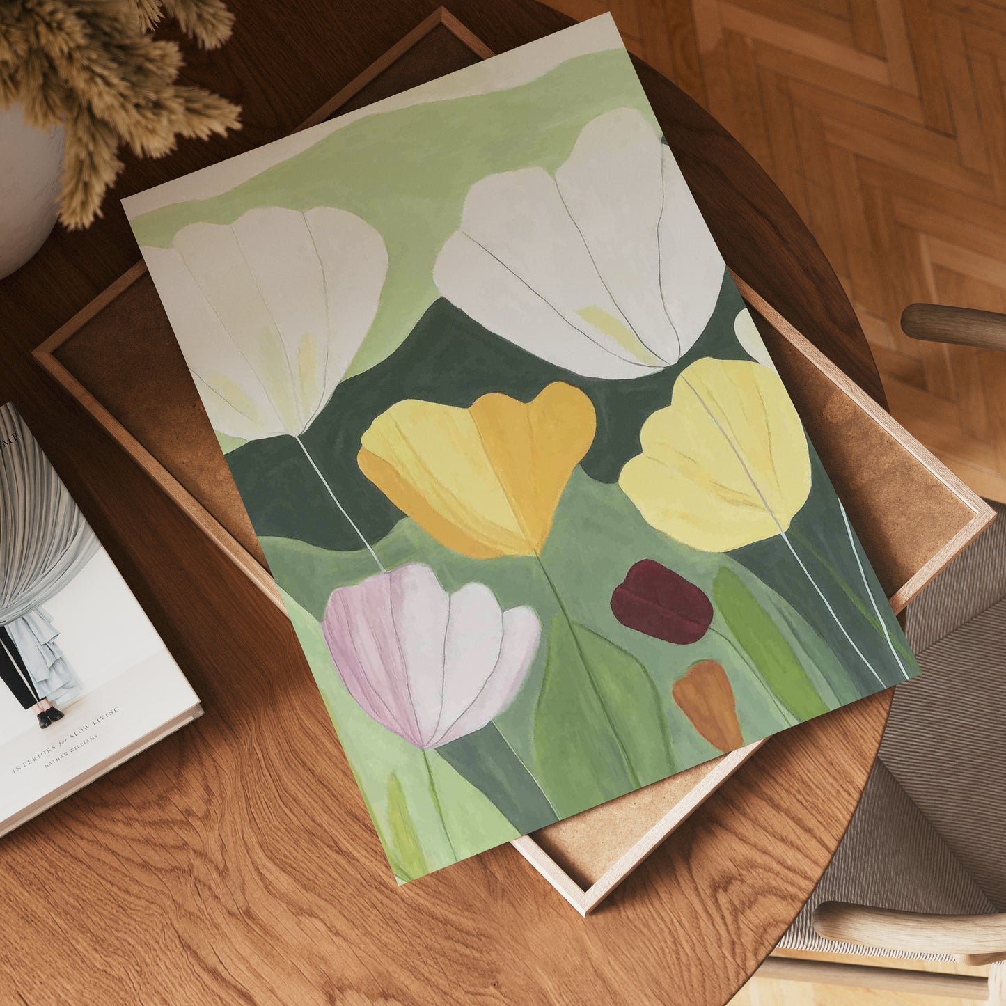 Blue Hydrangea Bliss Poster