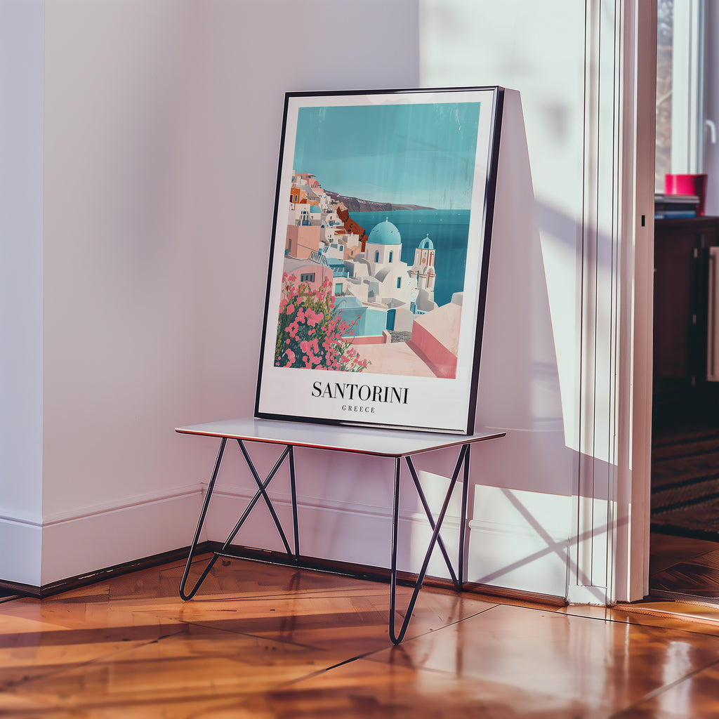 The Santorini Poster