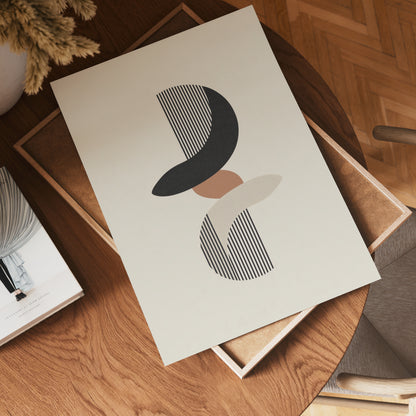 Modern Shapes Rhythm Poster