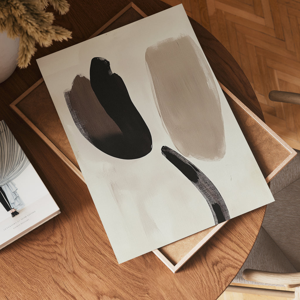 Monochrome Flow Poster