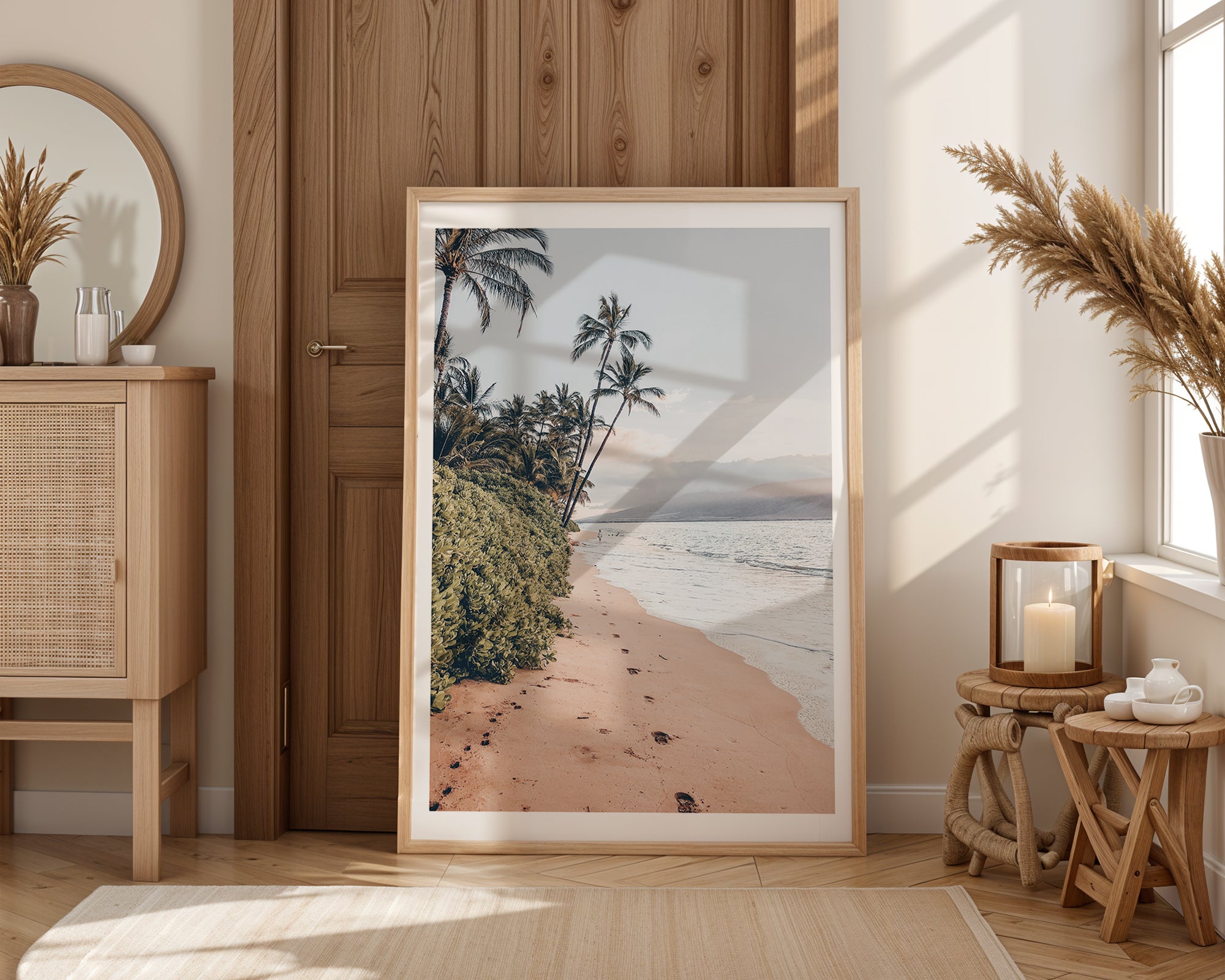 Coastal Palm Serenity Poster