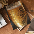 Golden Bubbles Champagne Poster