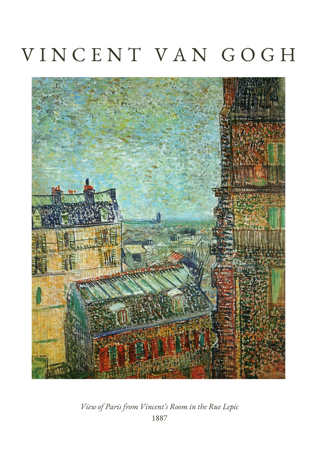 Van Gogh View Of Paris Poster