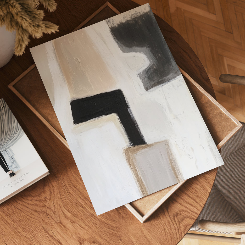 Abstract Balance No.2 Poster