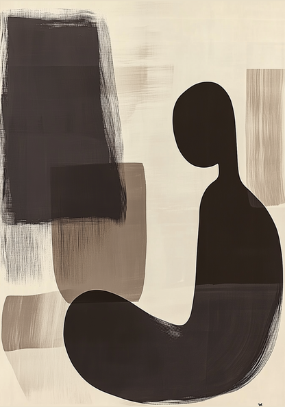 Abstract Solitude Poster