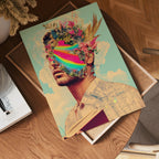 Surreal Floral Mindscape Poster