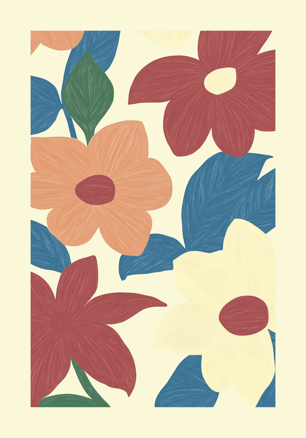 Floral wall Poster