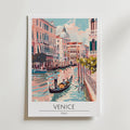 Venice Canal Reflections Poster