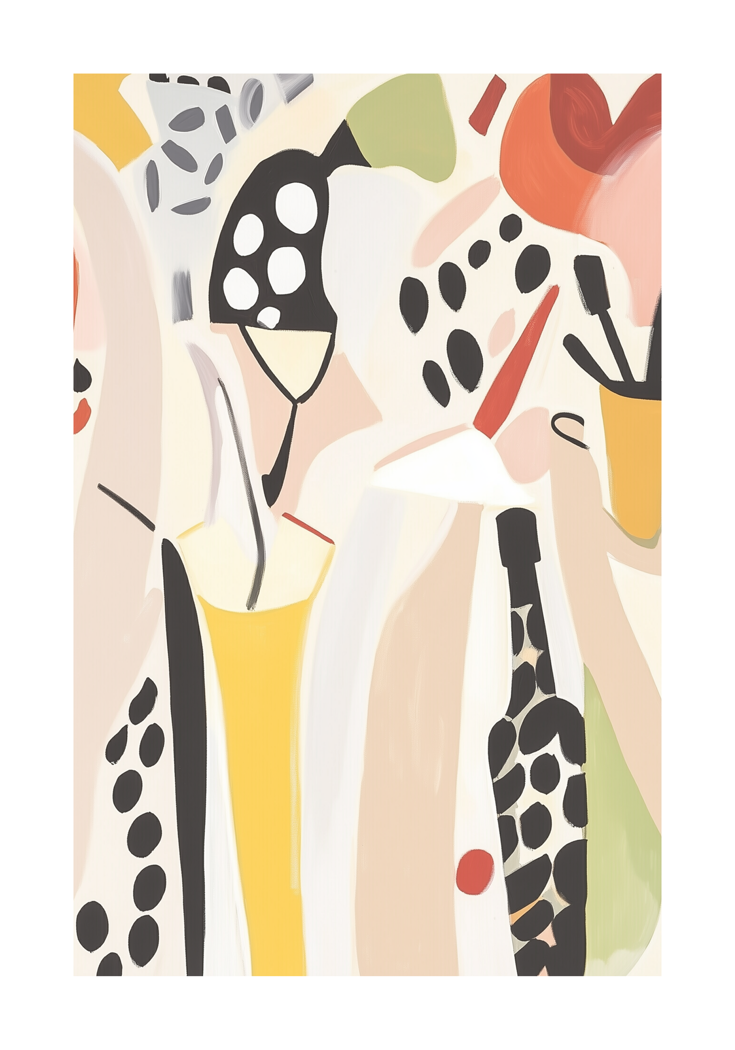 Abstract Dots Poster