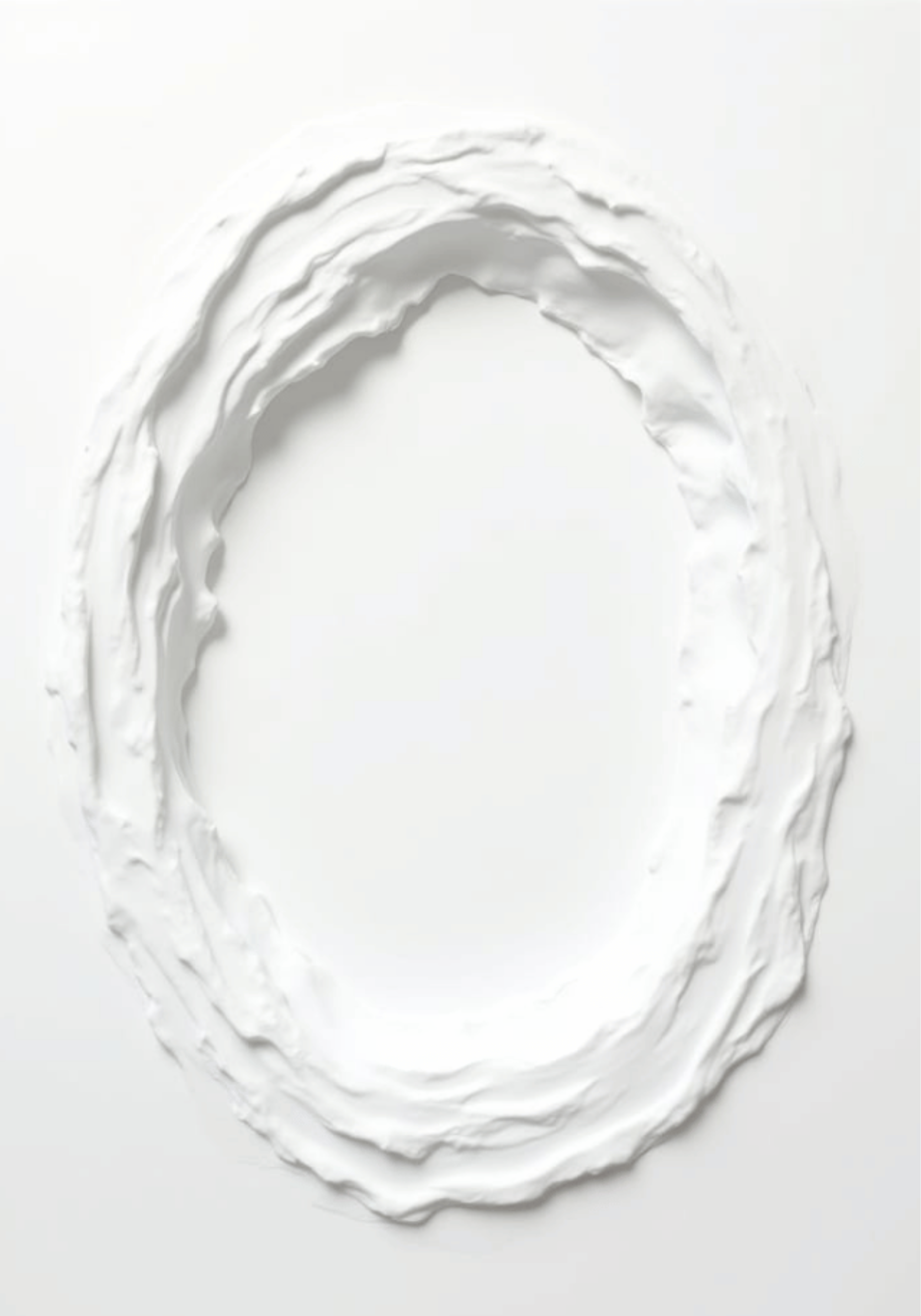 Abstract White Movement No.3 Poster