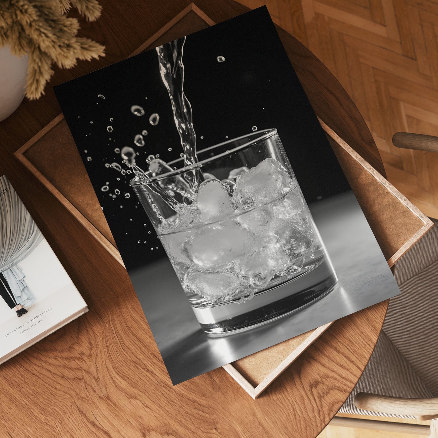 Ice Cold Water Splash Poster