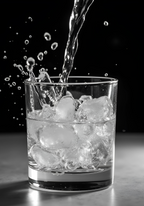 Ice Cold Water Splash Poster