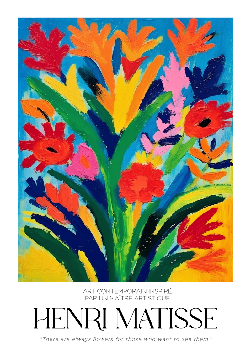 Fleurs Sauvages Matisse Poster