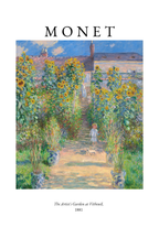 Claude Monet The Artist´s Garden Poster