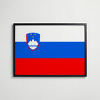 Slovenia National Flag Poster affisch – köp poster online – Bozetto väggdekoration