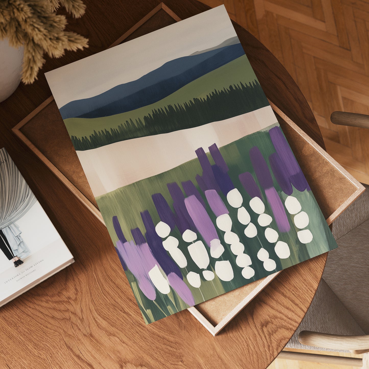 Flowers in Field No.2 Poster