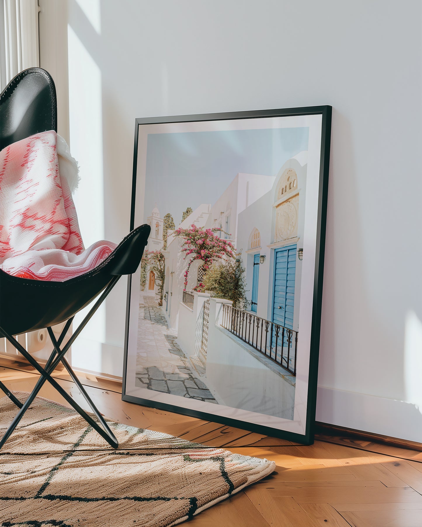 Mediterranean Bloom Alley Poster