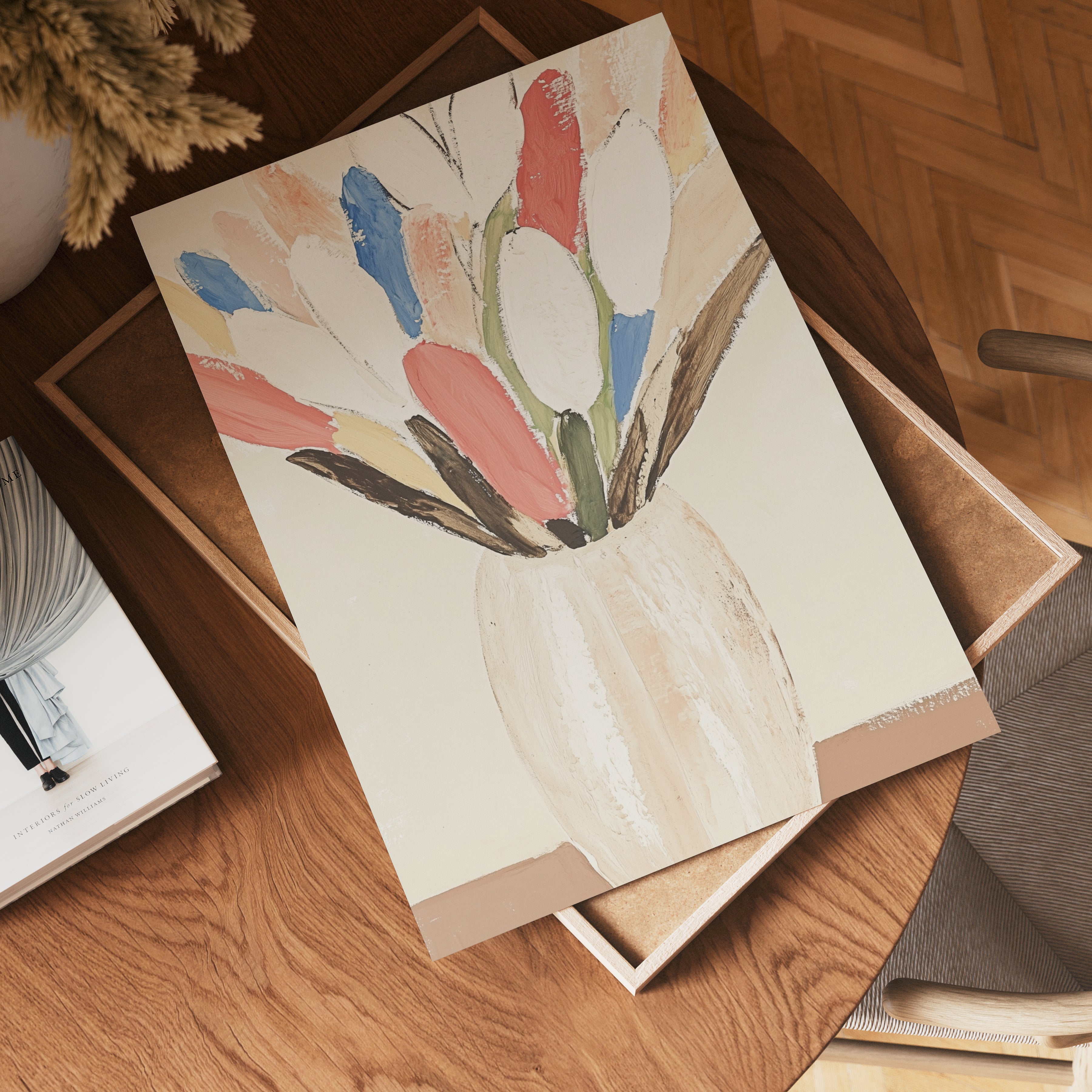 Flowers In Vase Poster