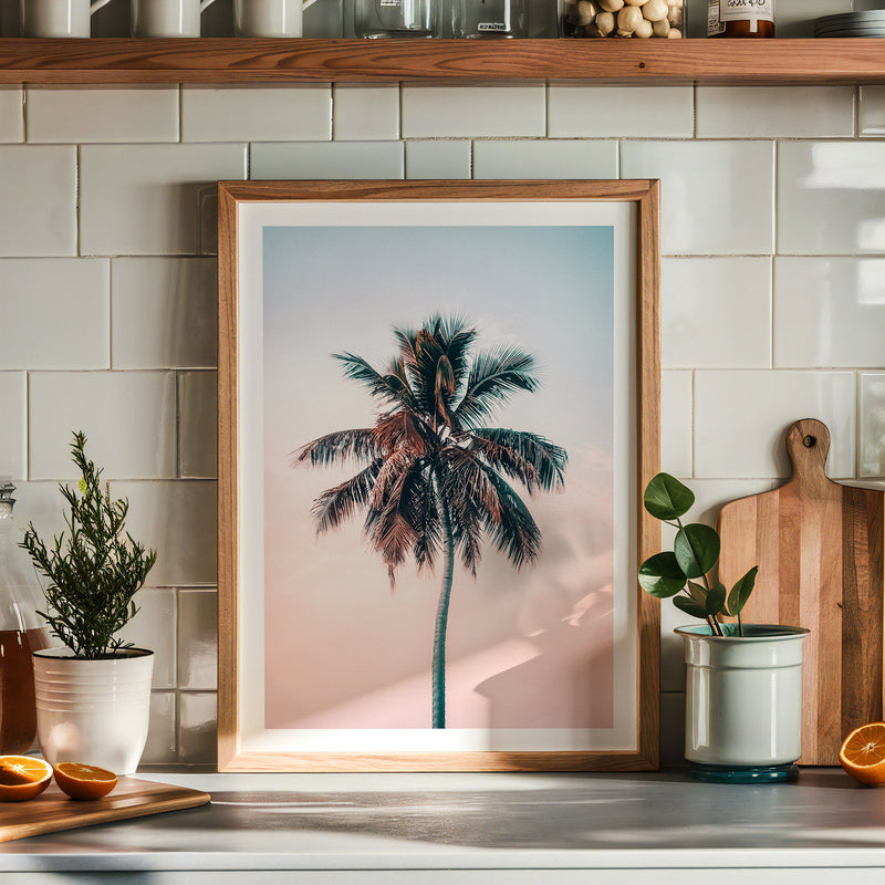 Sunset Palm Dream Poster