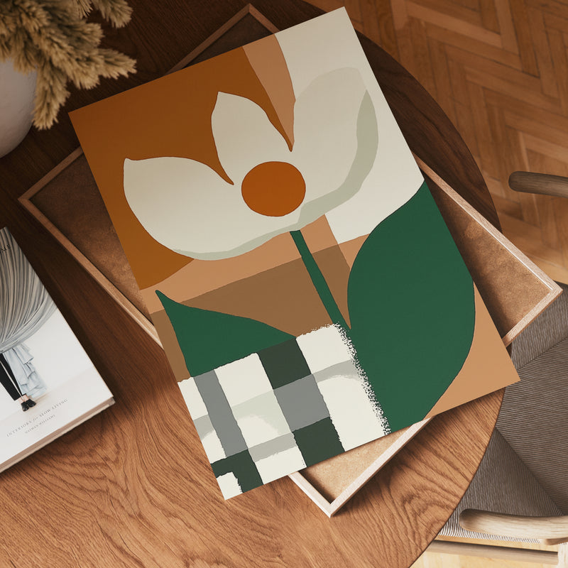 Abstract floral Poster