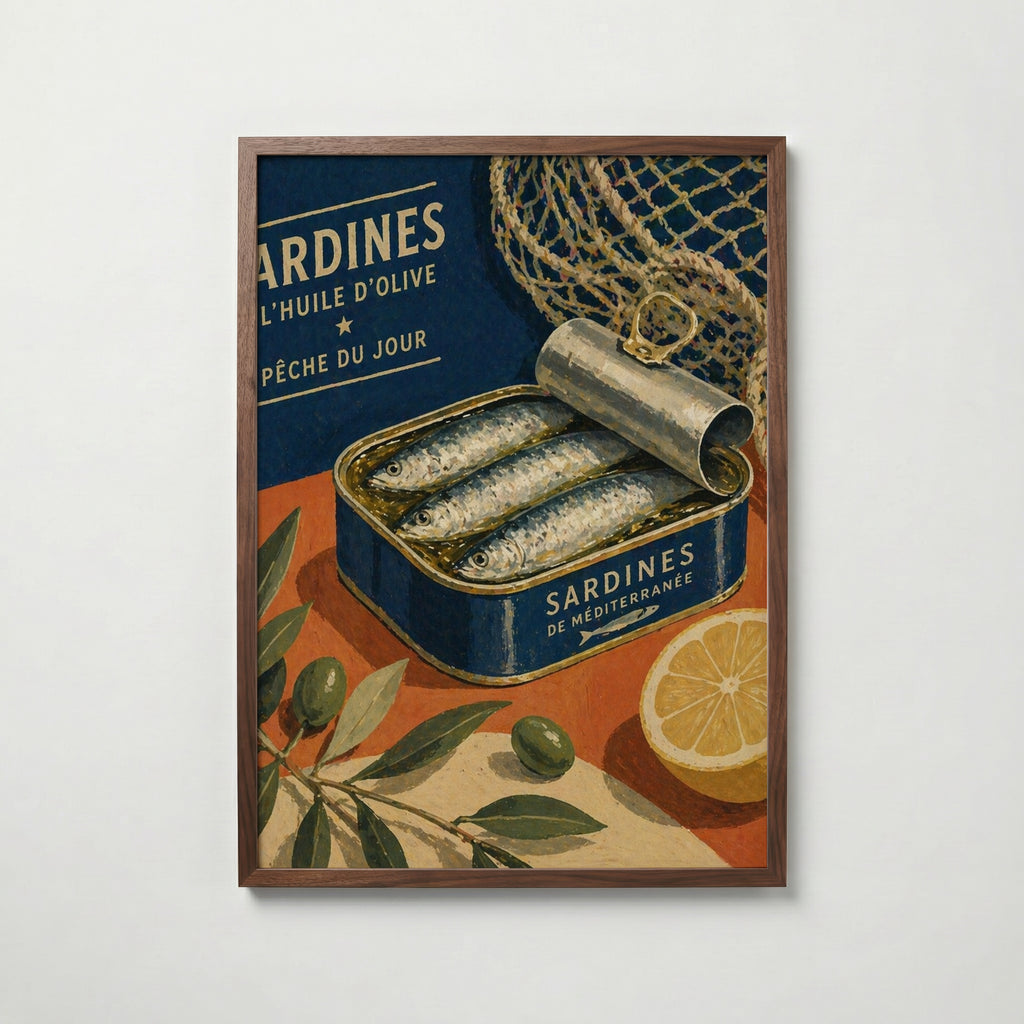 Sardines du Jour Poster