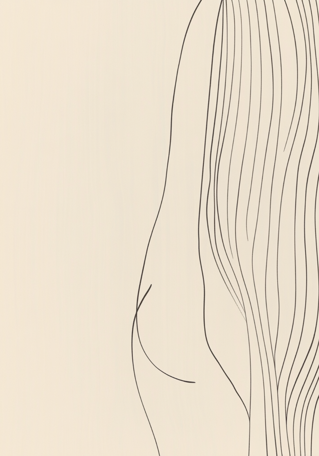 Minimal Nude Silhouette Poster