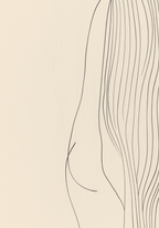 Minimal Nude Silhouette Poster