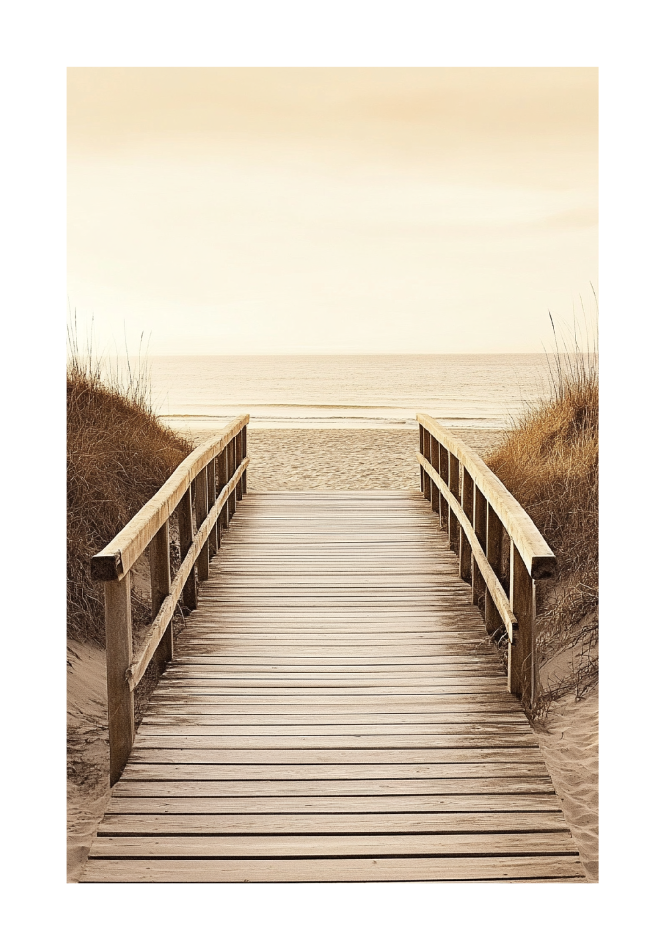Beach Path Poster