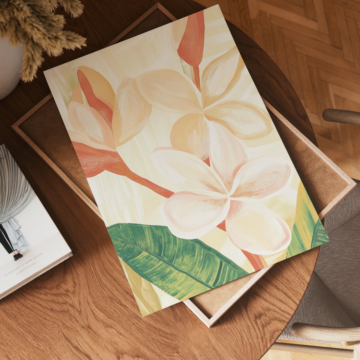 Flower And Leave Poster