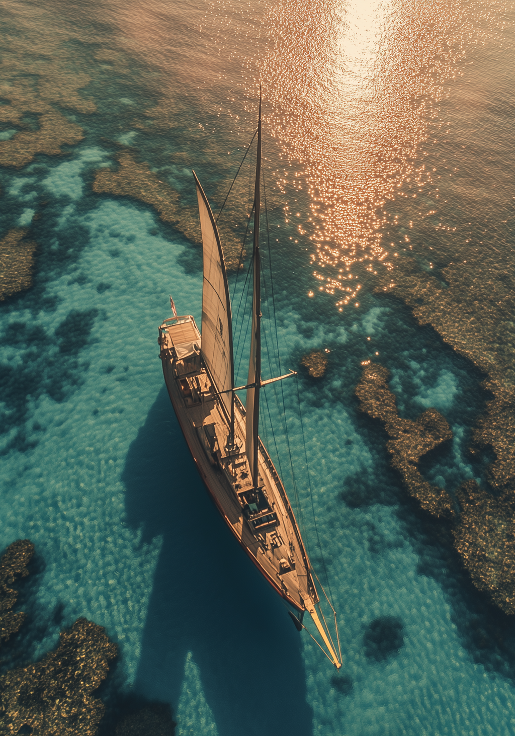 Turquoise Sea No.2 Poster