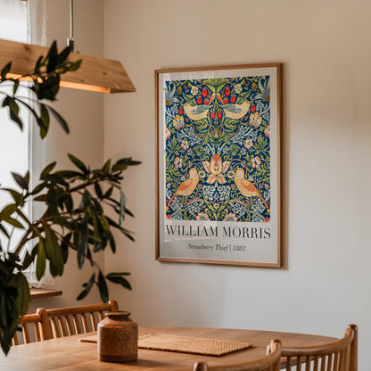 William Morris Strawberry Thief 1883 Poster