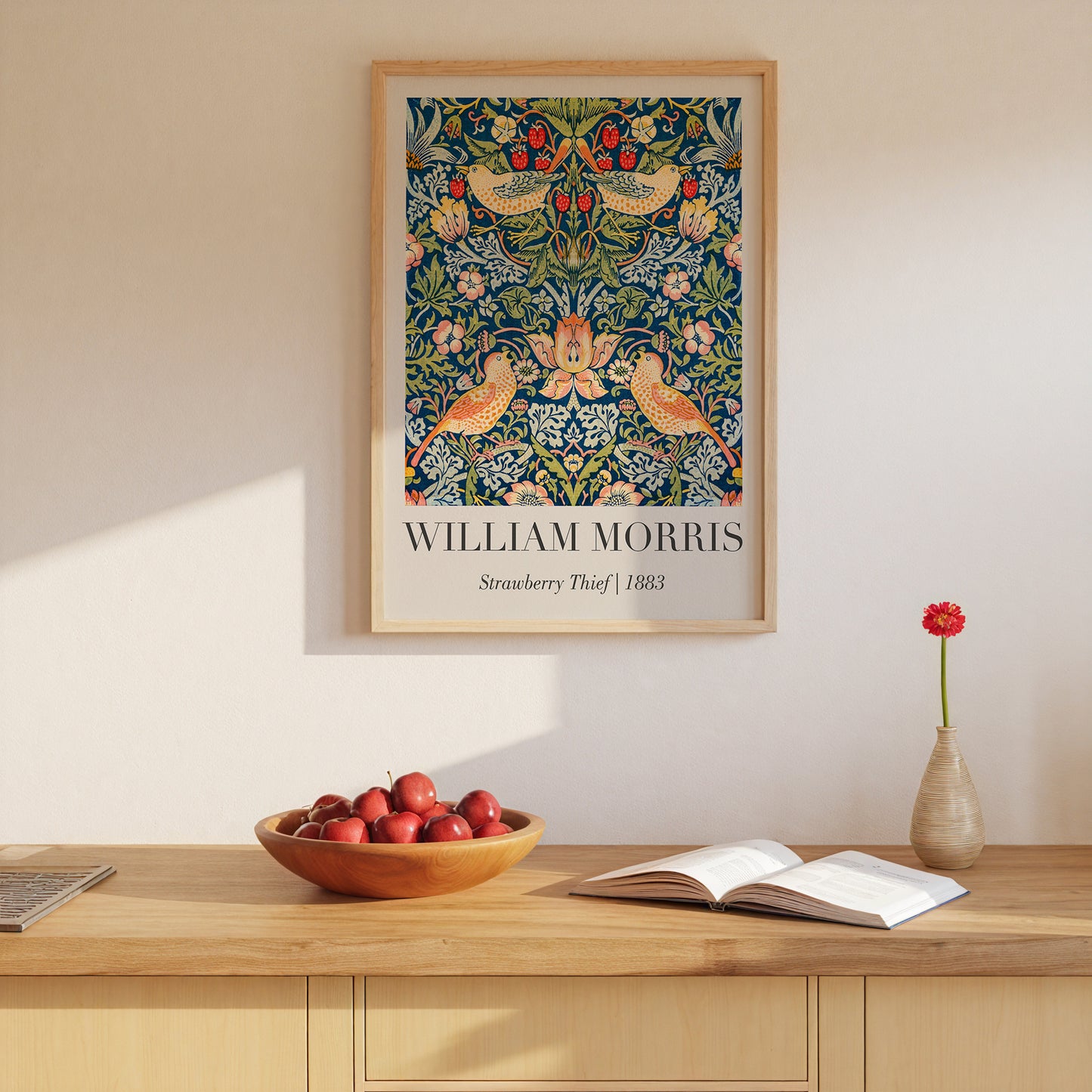 William Morris Strawberry Thief 1883 Poster