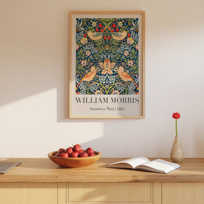 William Morris Strawberry Thief 1883 Poster