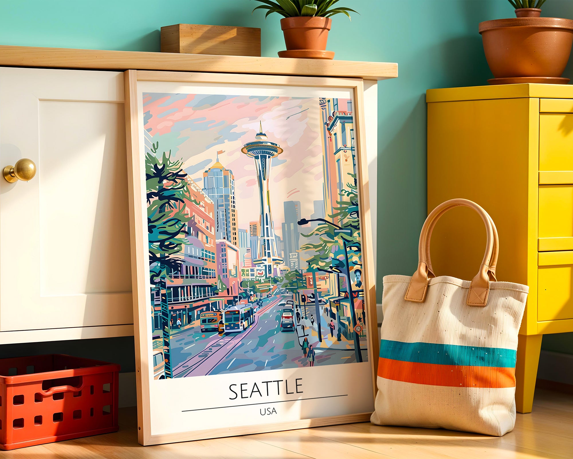 Seattle Space View Poster