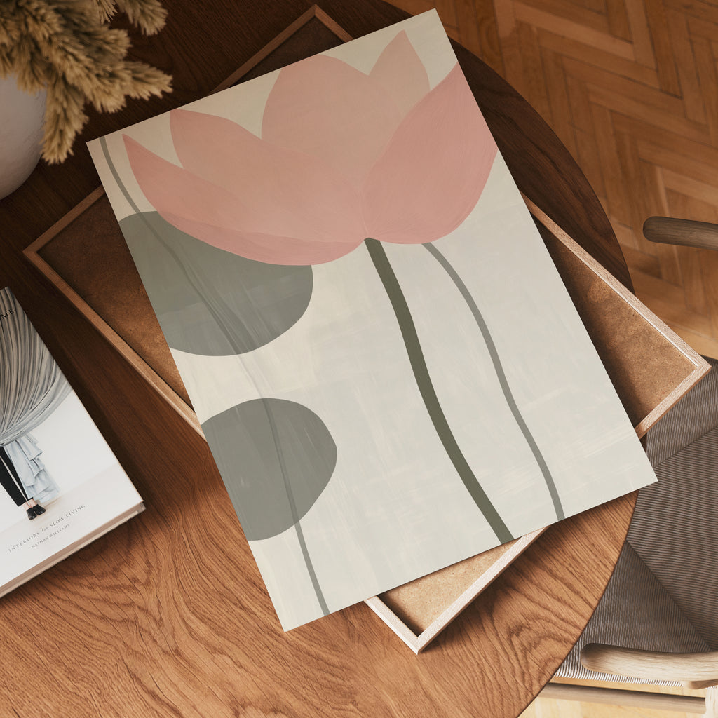 Blossoming Lotus Poster