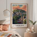 Edinburgh Beneath The Castle Poster