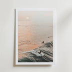 Sunset Wave Riders Poster