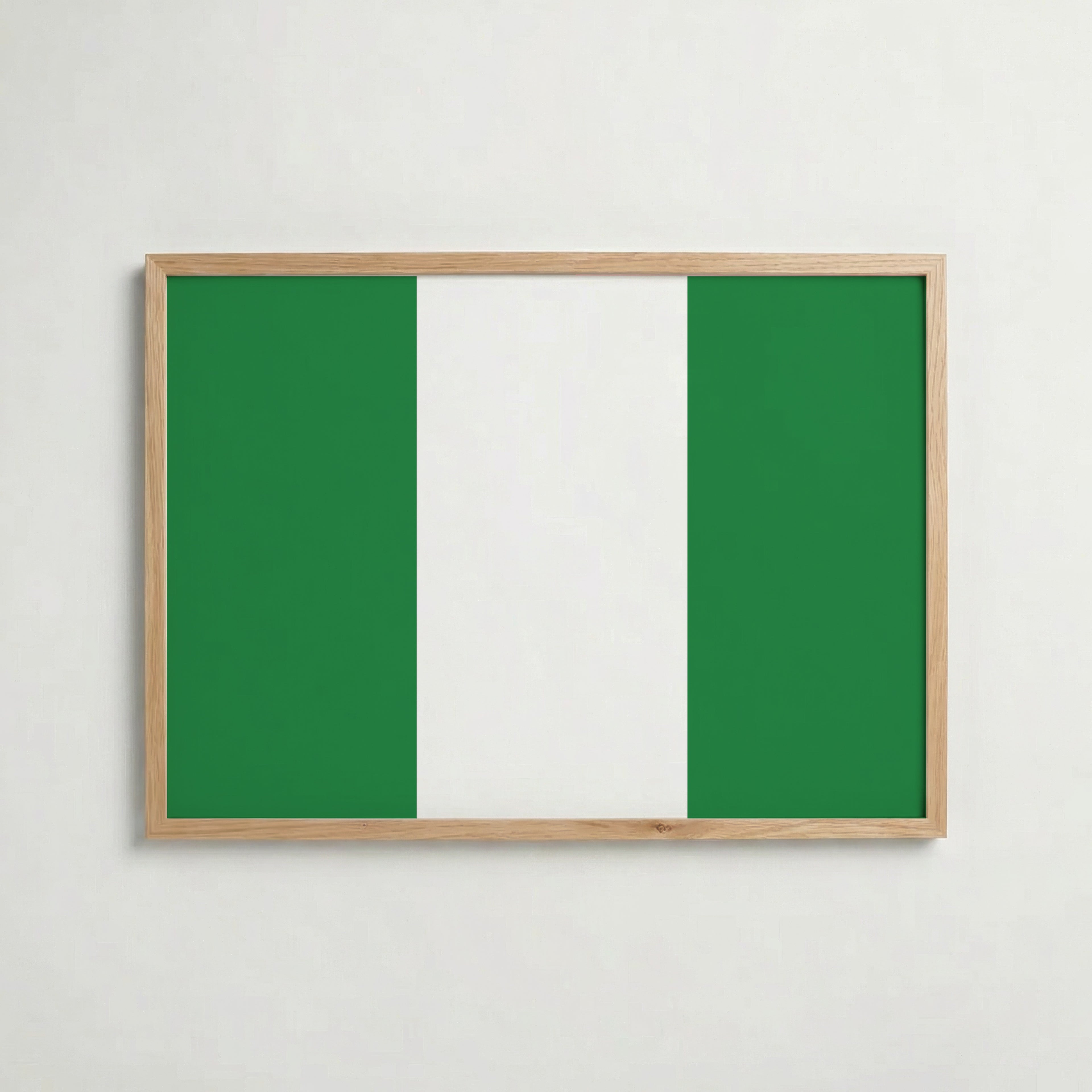Nigeria National Flag Poster – poster väggdekoration inredning – Affischer hos Bozetto