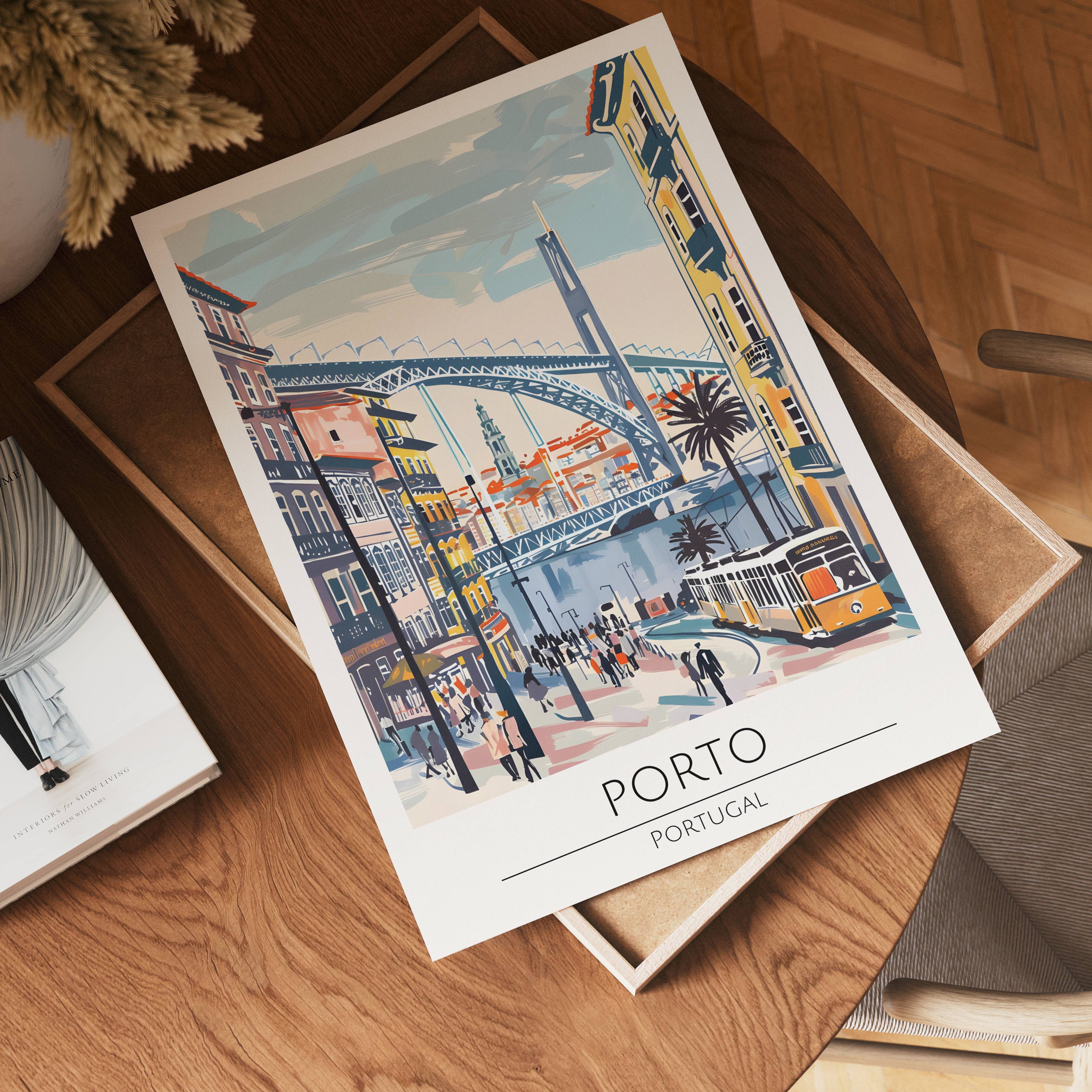 Porto Riverside Tramway Poster