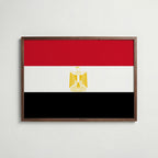 Egypt National Flag Poster poster – väggdekoration för hemmet – köp hos Bozetto