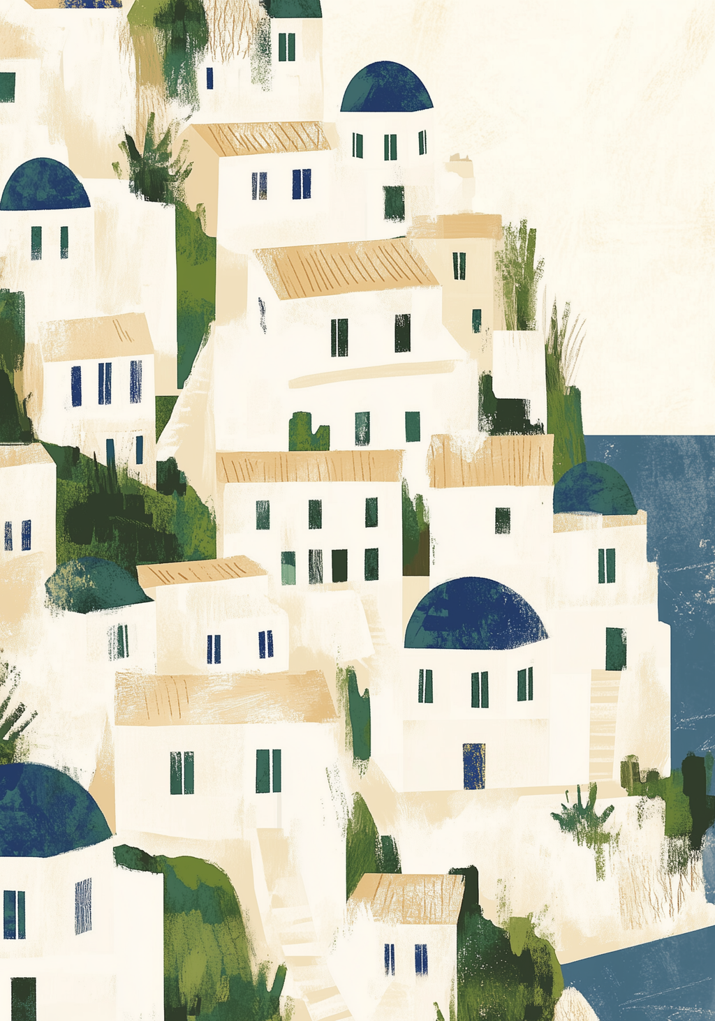 Echoes of Santorini Poster