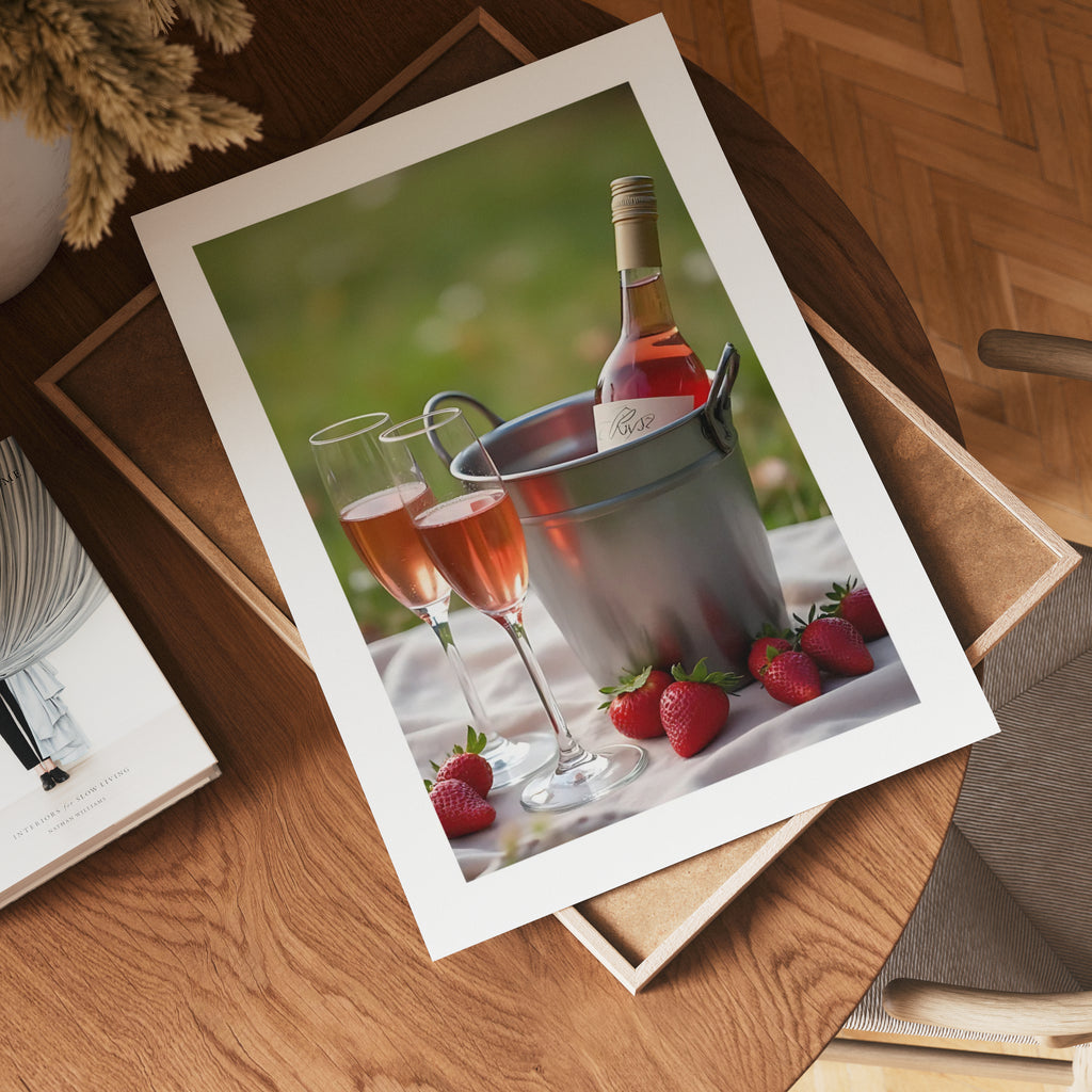 Strawberry Picnic Poster