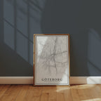Göteborg Karta Poster