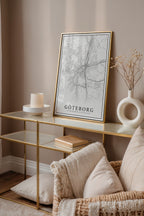 Göteborg Karta Poster