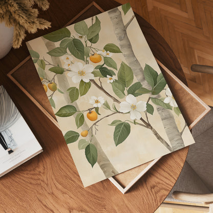 Apricot Bloom Poster