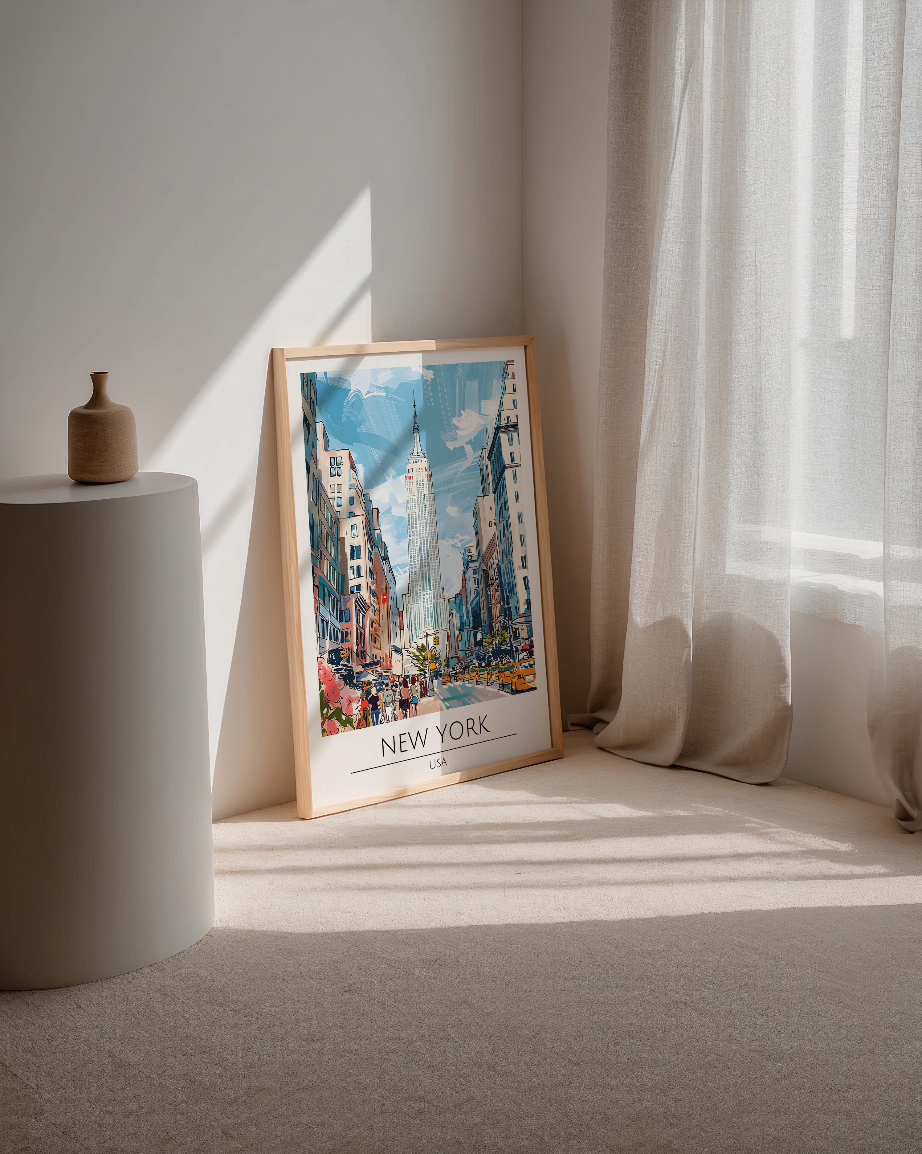 Empire State View Poster