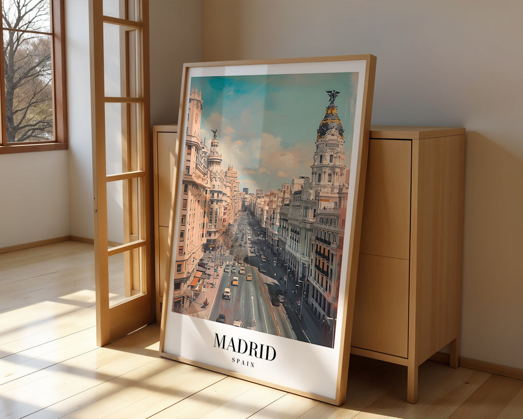 Gran Via Of Madrid Poster