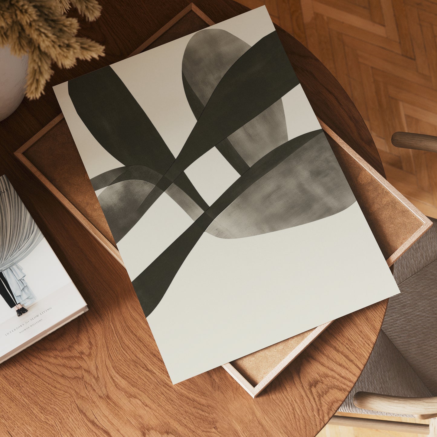 Abstract Leaves Art Poster