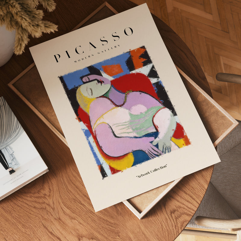Picasso Cubist Siesta Poster