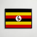 Uganda National Flag Poster affisch – köp poster online – Bozetto väggdekoration